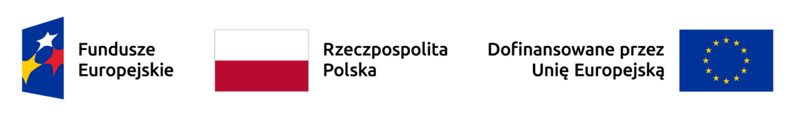 Baner: Fundusze Europejskie, Rzeczpospolita Polska, Dofinansowane przez Unię Europejską.